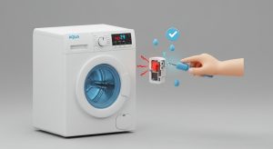 Ảnh minh họa cho Máy giặt Aqua báo lỗi EA và cách khắc phục hiệu quả
