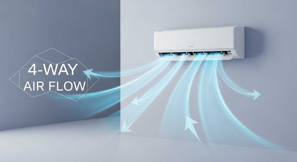Điều hòa 4 chiều là gì và có nên mua cho gia đình không 1 Giải mã thuật ngữ điều hòa 4 chiều là gì chính xác nhất
