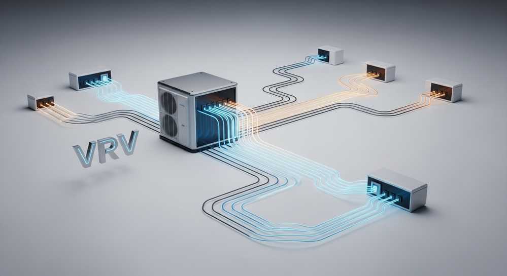 Vrv và vrf là gì và sự khác biệt giữa hai hệ thống này 2 Vrv là gì và nguyên lý hoạt động