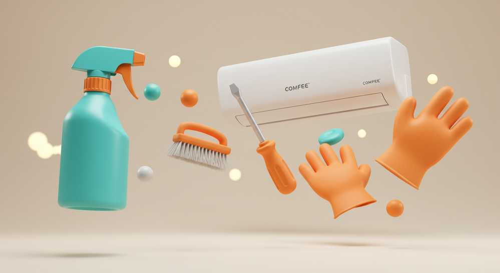 Hướng dẫn cách vệ sinh máy lạnh Comfee ngay tại nhà 1 Chuẩn bị dụng cụ và các bước an toàn trước khi thực hiện