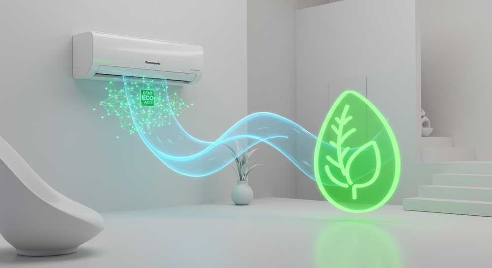 Tại sao nên mua máy lạnh Panasonic UBKH-8 cho gia đình bạn 2 Hiệu suất tiết kiệm điện vượt trội với Inverter và ECO A.I.