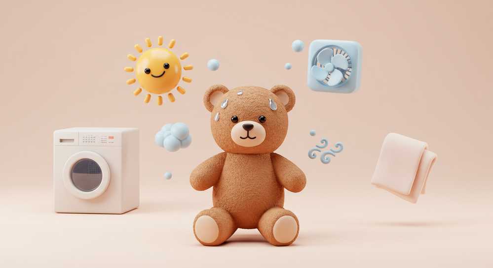 Hướng dẫn sấy khô gấu bông bằng máy sấy an toàn hiệu quả 3 Các phương pháp làm khô gấu bông thay thế khi không có máy sấy