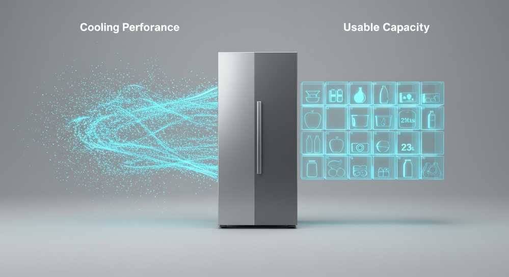 Đánh giá tủ lạnh Panasonic Inverter 234 lít NR-TV261BPKV chi tiết 2 Hiệu năng làm lạnh và dung tích sử dụng thực tế