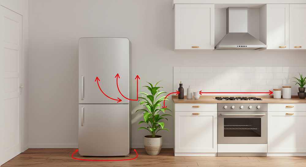 Vị trí đặt tủ lạnh theo phong thủy tốt thu hút tài lộc 2 Hóa giải phong thủy xấu khi không thể thay đổi vị trí tủ lạnh