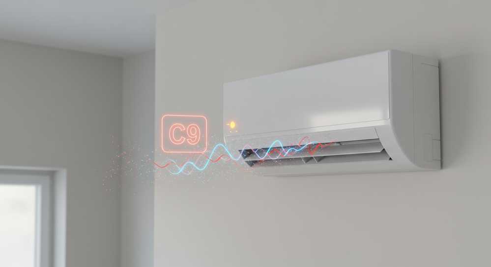 Lỗi C9 máy lạnh Daikin là gì và cách khắc phục hiệu quả 1 Dấu hiệu nhận biết chính xác lỗi C9 trên máy lạnh Daikin