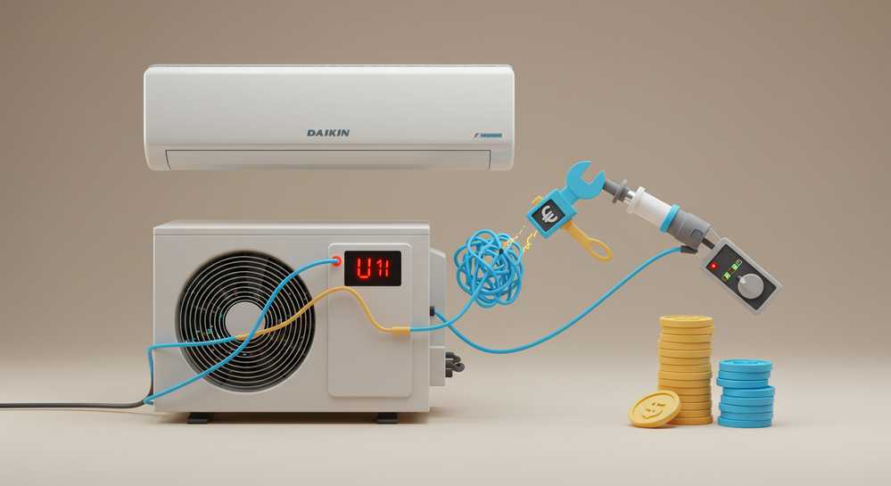 Điều hòa Daikin báo lỗi U1 và hướng dẫn chi tiết cách sửa lỗi 3 Quy trình sửa lỗi U1 chuyên nghiệp và chi phí tham khảo